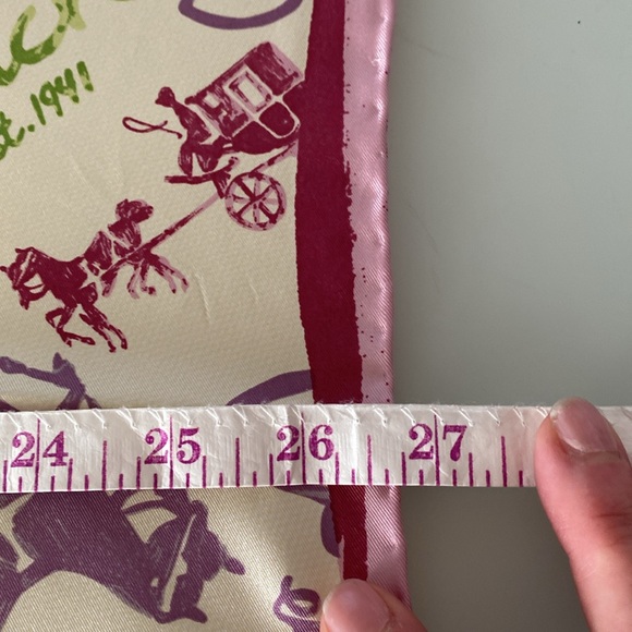 Rare Coach 1941 Carriage silk scarf - Picture 4 of 4